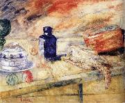 James Ensor The Blue Flacon oil